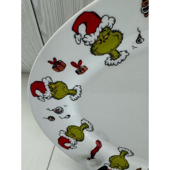 THE GRINCH XMas Christmas Faces Poses PLATTER 14 X 9.5" Dr. Seuss - Picture 3 of 7